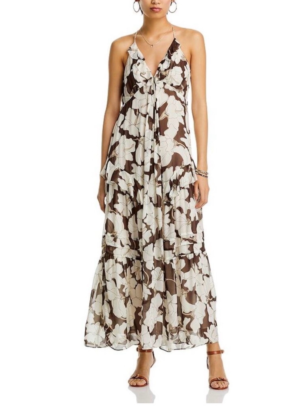 RAILS Boa Dress in Mocha